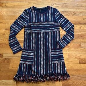 Fringe!!!! On a dress!!!  BCBGMAXAZRIA XS